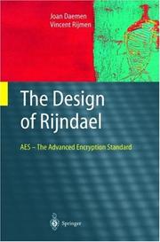 Cover of: The Design of Rijndael by Joan Daemen, Vincent Rijmen
