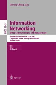Cover of: Information Networking. Wireless Communications Technologies and Network Applications