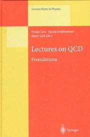 Cover of: Lectures on Qcd: Foundations (Lecture Notes in Physics)