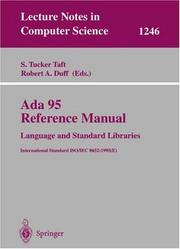 Ada 95 reference manual : language and standard libraries : International Standard ISO/IEC 8652:1995(E)