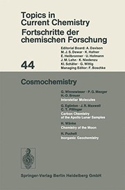 Cover of: Cosmochemistry