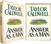 Cover of: Answer as a man by Taylor Caldwell