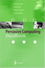 Cover of: Pervasive Computing Handbook
