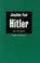 Cover of: Hitler