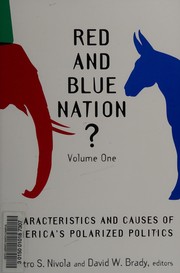 Cover of: Red and blue nation? by Pietro S. Nivola, David W. Brady, editors.
