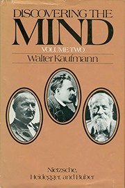 Cover of: Nietzsche, Heidegger, and Buber