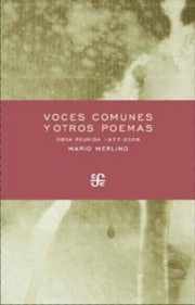 Cover of: Voces comunes y otros poemas : (obra reunida 1977-2006)