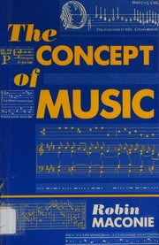 Cover of: The concept of music