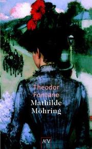 Cover of: Mathilde Möhring. by Theodor Fontane