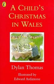 Cover of: A Child's Christmas in Wales by Dylan Thomas