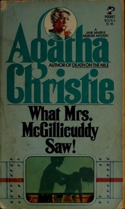 Cover of: What Mrs. McGillicuddy saw ! by Agatha Christie