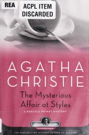 Cover of: The mysterious affair at Styles: a Hercule Poirot novel mystery