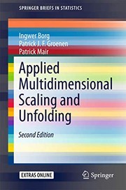 Cover of: Applied Multidimensional Scaling and Unfolding