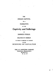 Cover of: The Indian Captive; Or, A Narrative of the Captivity and Sufferings of ...
