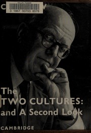 Cover of: The two cultures: and a second look. by C. P. Snow