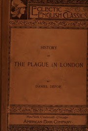Cover of: History of the plague in London