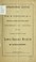 Cover of: Introductory lecture by Wm. M. Fontaine... ; with, A short account of the Lewis Brooks' Museum of Natural History