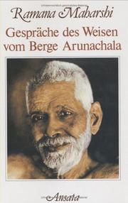 Cover of: Gespräche des Weisen vom Berge Arunachala.