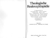 Cover of: Theologische Realenzyklopa die by Horst Robert Balz, Gerhard Mu ller