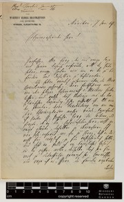 Correspondence by August Wilhelm Eichler