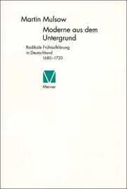 Cover of: Moderne aus dem Untergrund