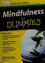 Mindfulness for dummies by Shamash Alidina