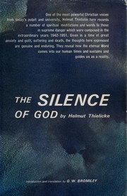 Cover of: The silence of God.