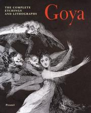 Cover of: Goya: The Complete Etchings and Lithographs (Art & Design)