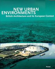 New urban environments : British architecture and its European context