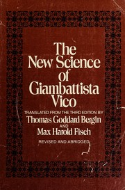 Cover of: The new science of Giambattista Vico by Giambattista Vico