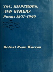 Cover of: You, emperors, and others: poems, 1957-1960.