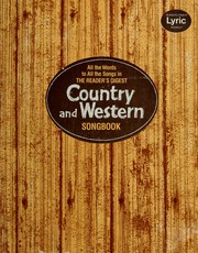 Cover of: The Reader's Digest Country and Western Songbook