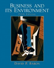 Cover of: Business and Its Environment by David P. Baron