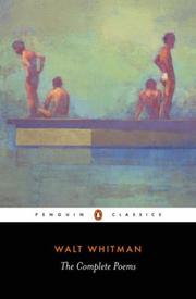 Cover of: The Complete Poems (Penguin Classics) by Walt Whitman