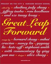 Cover of: Great Leap Forward / Harvard Design School Project on the City