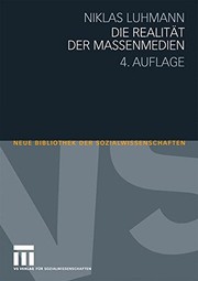 Cover of: Die Realität der Massenmedien