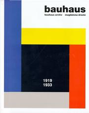 Cover of: Bauhaus, 1919-1933 by Magdalena Droste