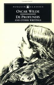 De profundis and other writings