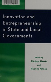Cover of: Innovation and Entrepreneurship in State and Local Government