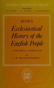 Cover of: Bede's Ecclesiastical history of the English people by J. M. Wallace-Hadrill