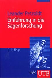 Cover of: Einführung in die Sagenforschung.