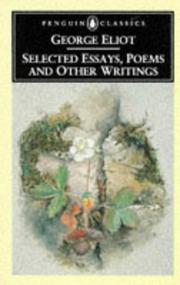 Selected essays, poems and other writings