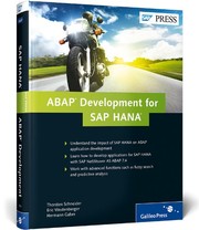 Cover of: ABAP Development for SAP HANA by Thorsten Schneider, Hermann Gahm, E. Westenberger