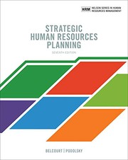 Strategic Human Resources Planning by Monica Belcourt