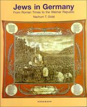 Cover of: Jews in Germany: From Roman Times to the Weimar Republic