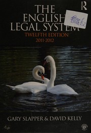 Cover of: The English legal system by Gary Slapper