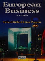 European business by Welford, Richard, Richard Welford, Kate Prescott