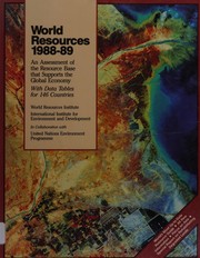 Cover of: World Resources 88-89 by Iied