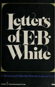 Cover of: Letters of E B White (Harper Colophon Books)