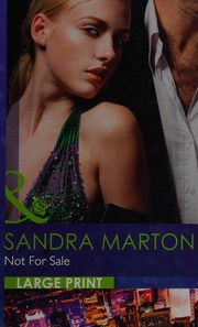 Cover of: Not for sale by Sandra Marton